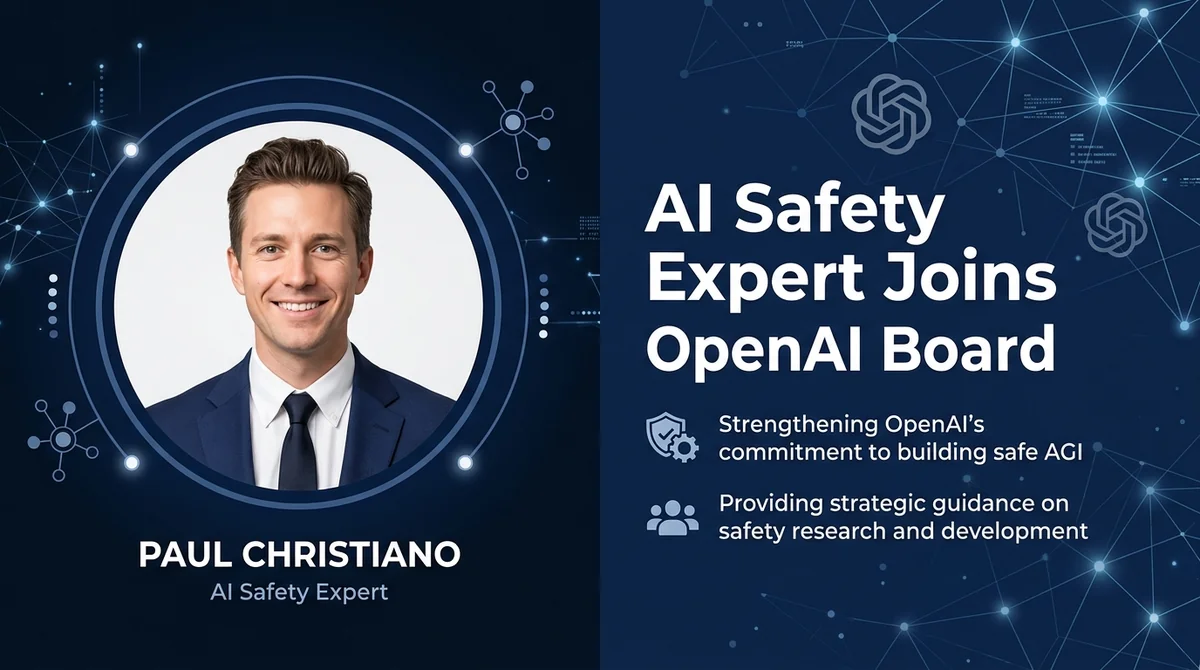 OpenAI Appoints AI Safety Expert Paul Christiano to Board and Safety Committee